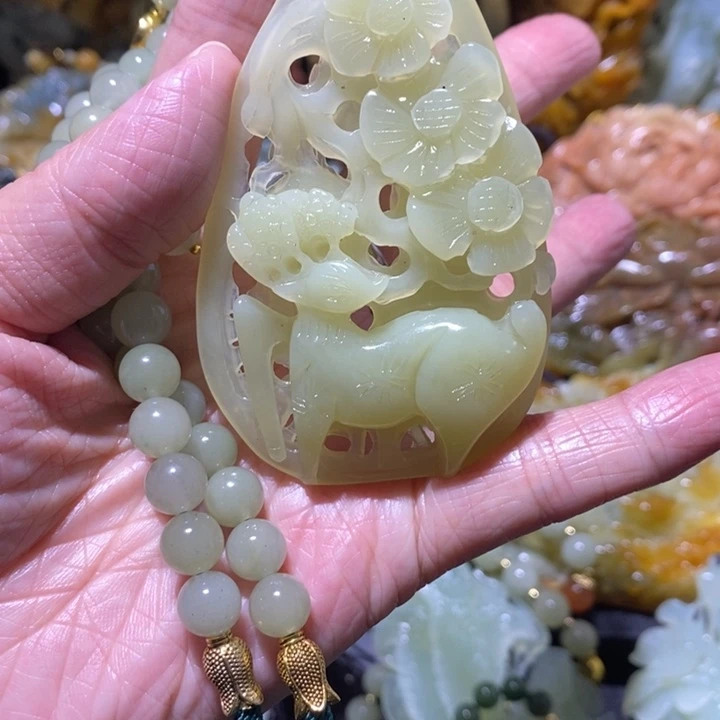 岫玉岫玉吊坠未镶嵌