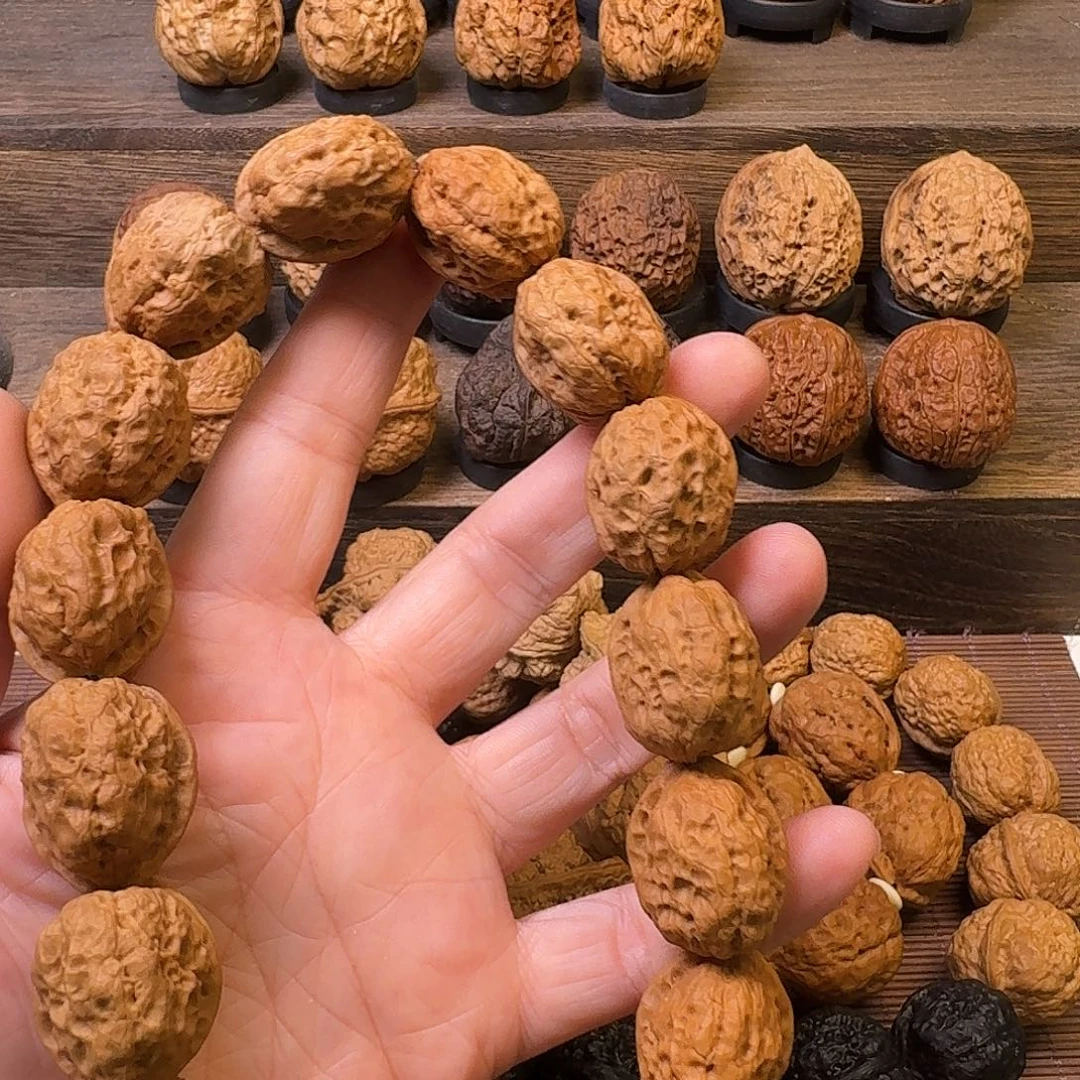 吊坠文玩核桃32小龙脊蟾手持25尺寸