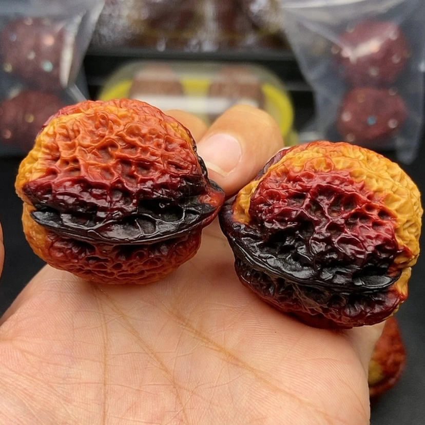 【闪购商品】把件文玩核桃37尺领头羊蟾