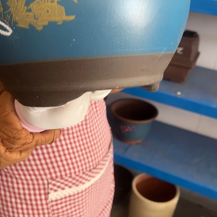 30蓝山水花盆花盆