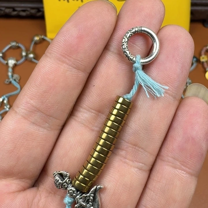 合成碳硅石铜合金文玩配饰计数器