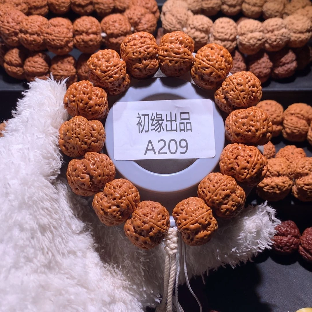 金刚菩提手串23尺九龙粗筋梅花定制