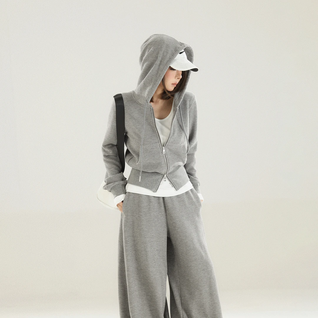 9.25新品 初代美希MEYSIKIM 巨好看的早秋一整套卫衣运动裤套装女