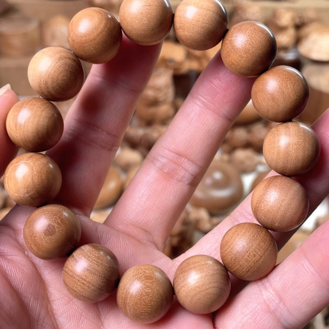 檀香木手串/手链瑕疵珠1.5×15