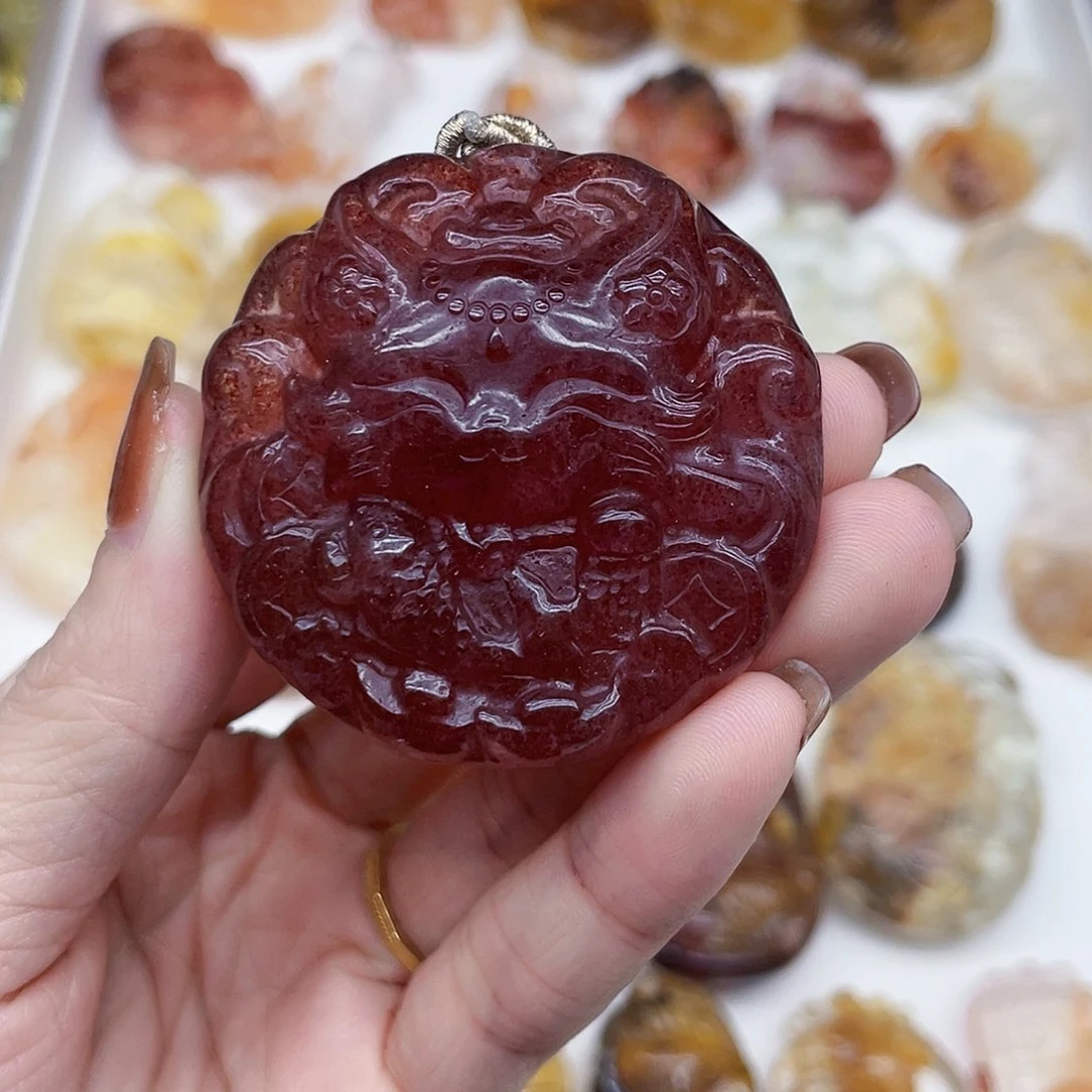 水晶吊坠(不含链)未镶嵌不****宵