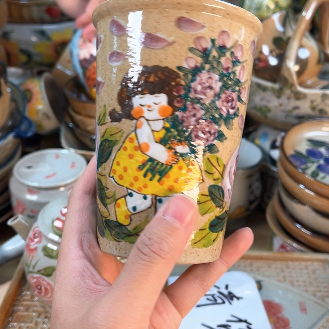 景德镇手工手绘杯