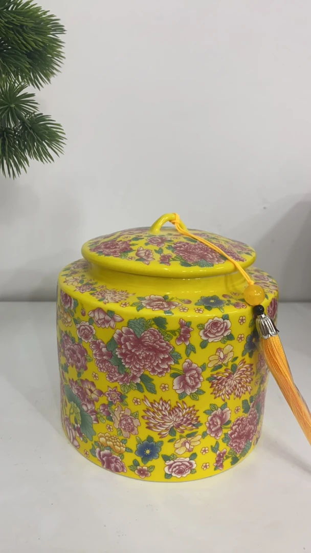 汇鑫陶瓷-大口劲茶叶罐 密封罐储存罐a40