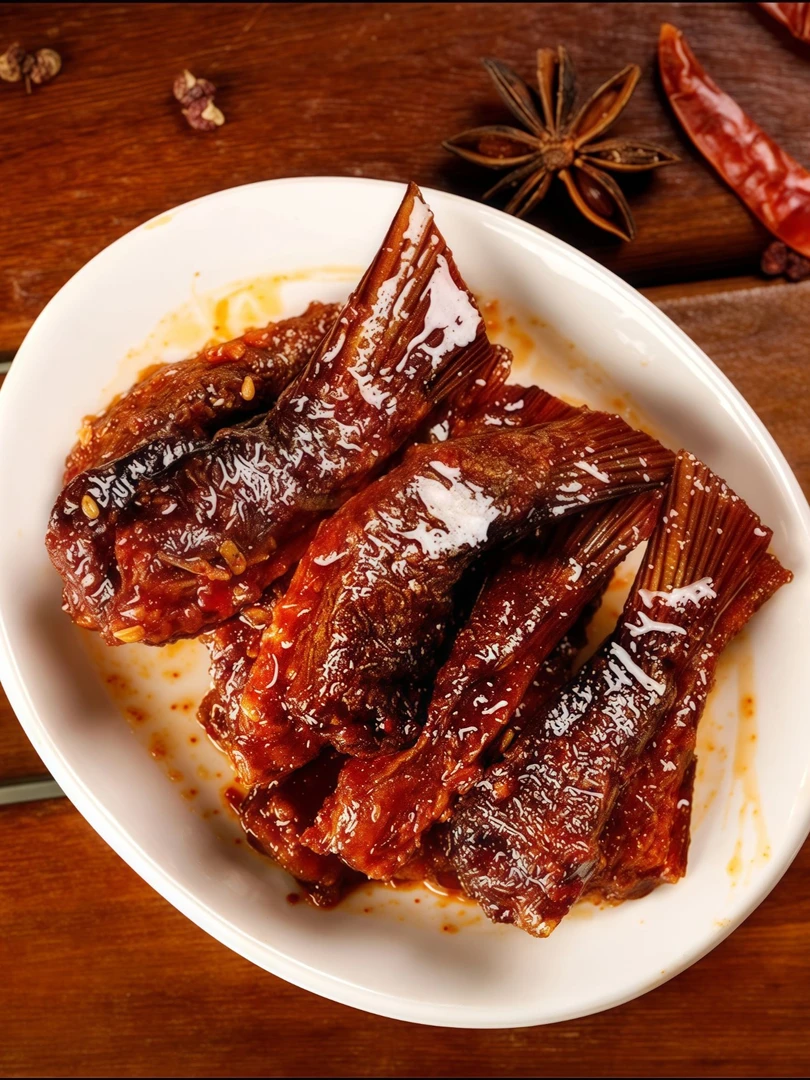 爆辣鱼尾强子专属香辣手撕鱼干虎皮鱼仔追剧必备俄罗斯熏鱼