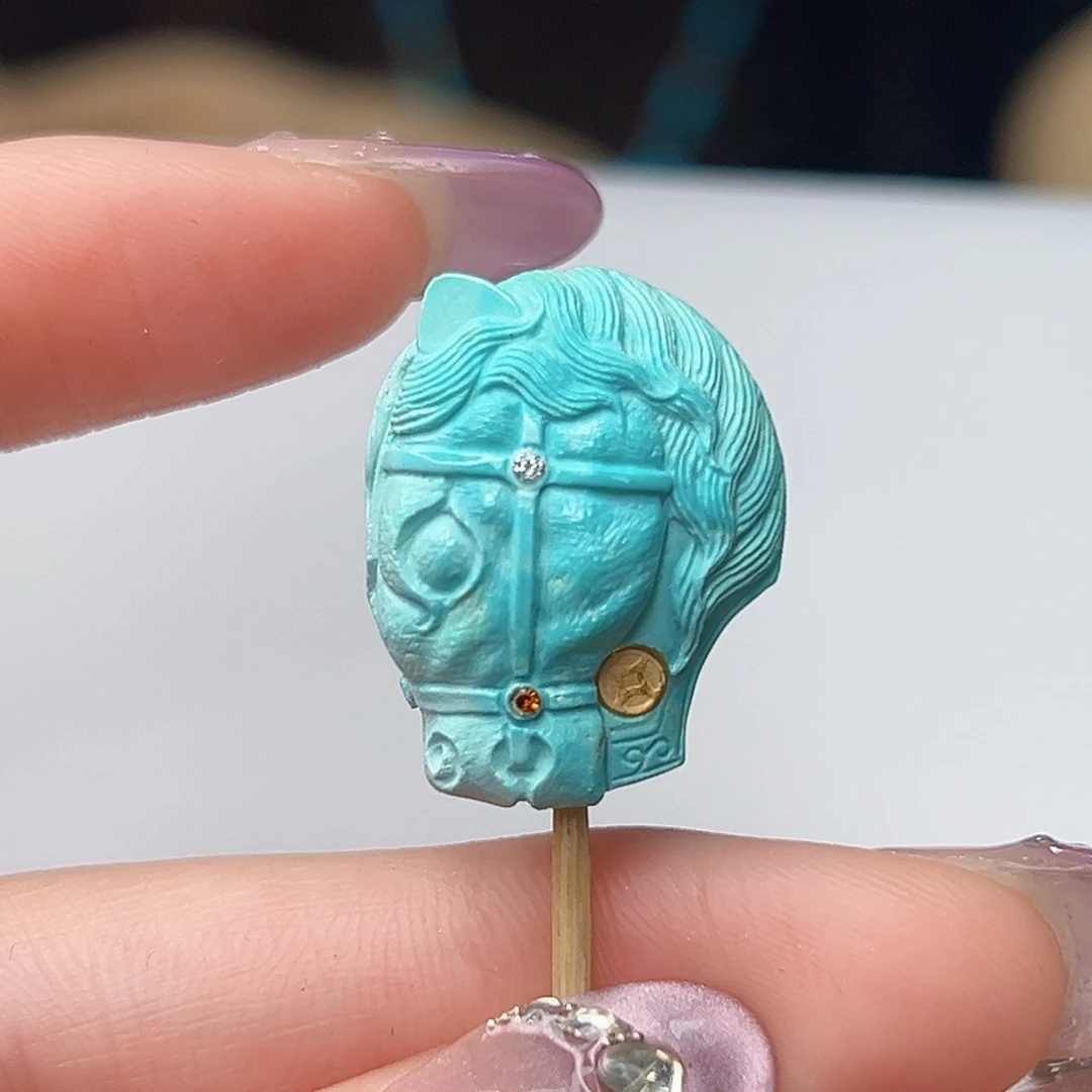 未镶嵌绿松石珠宝奇石