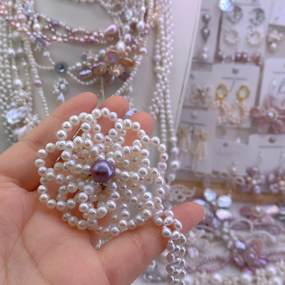 荣***荣淡水珍珠未镶嵌项链