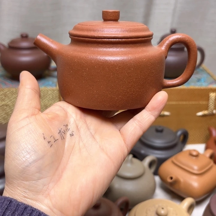 紫砂茶壶平****莉宝山红降坡24目德仲壶福利价
