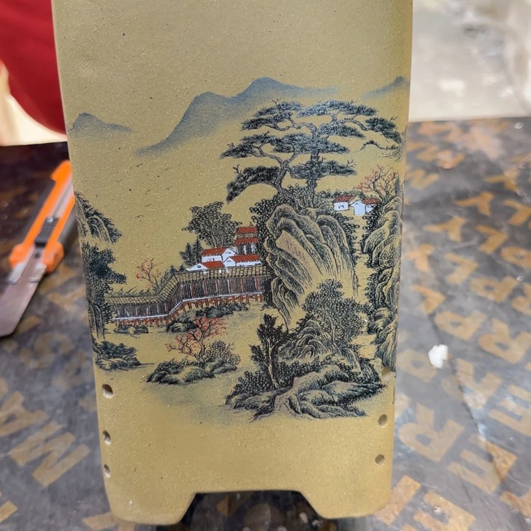 紫砂花盆口径14.21口径