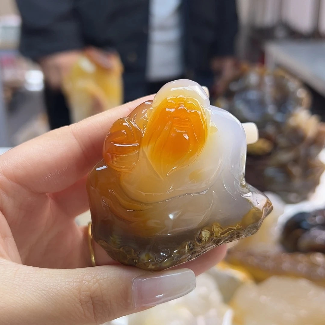 玛瑙/玉髓未镶嵌吊坠(不含链)