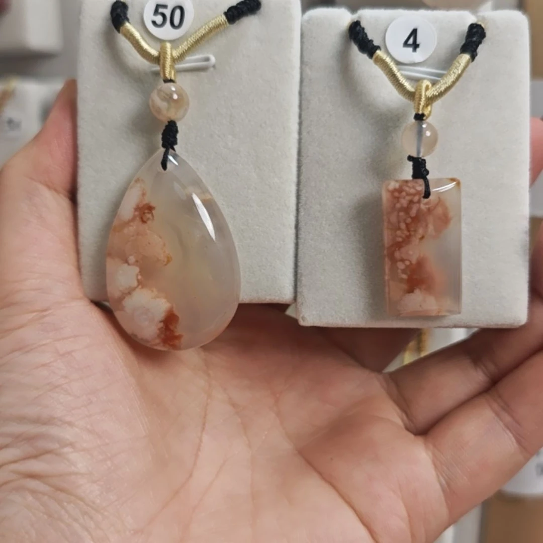 玛瑙/玉髓粉水晶手串合金