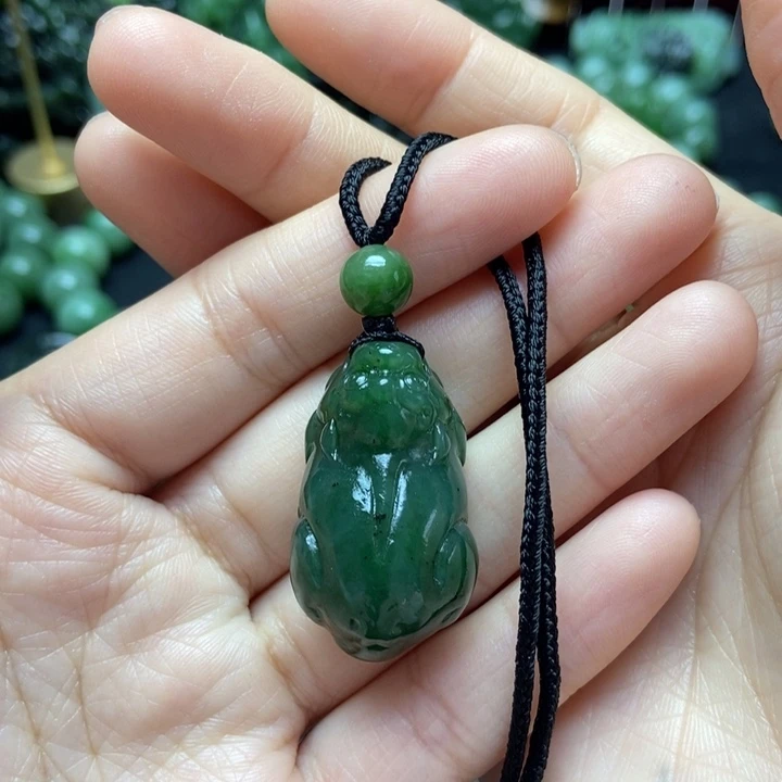 和田玉（碧玉）3吊坠未镶嵌