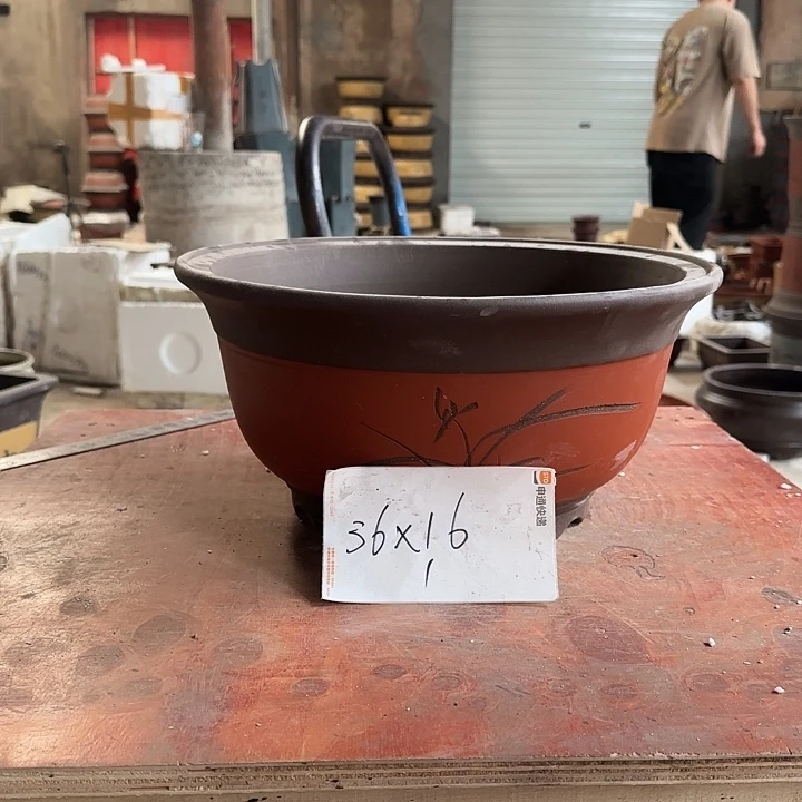 紫砂花盆紫砂花盆