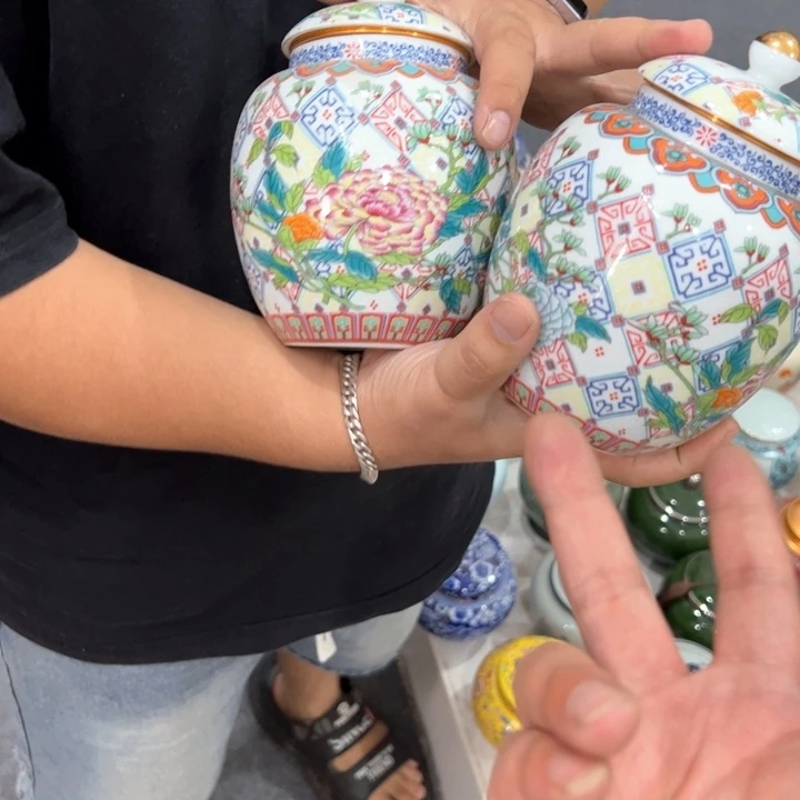 瑕疵福利品陶瓷茶叶罐
