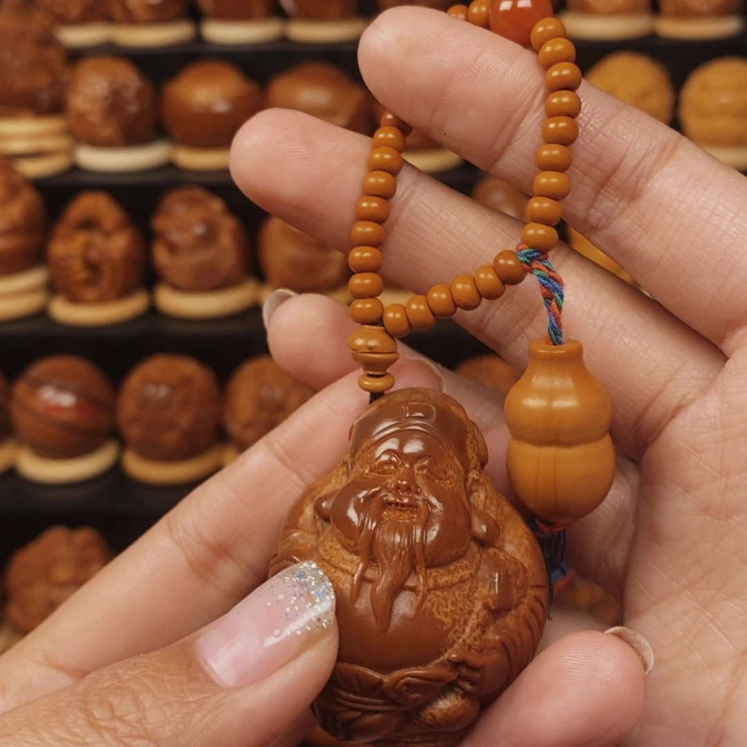 橄榄核手串/手链财神一套0078