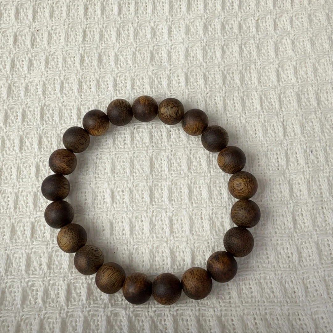 沉香手串奇楠沉香圆珠单圈9mm7克多样性发一