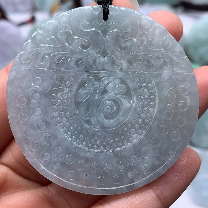 翡翠未镶嵌颈饰福牌福利