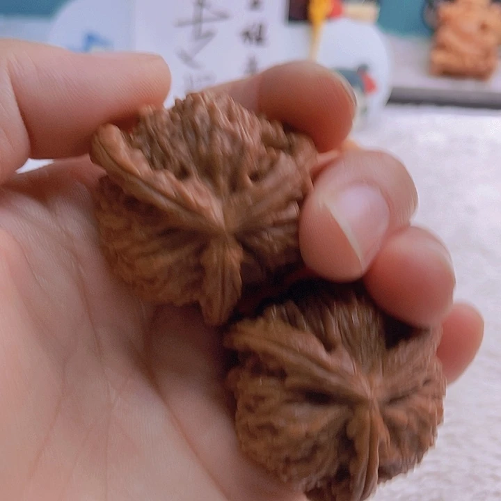 吊坠文玩核桃郭*军三棱