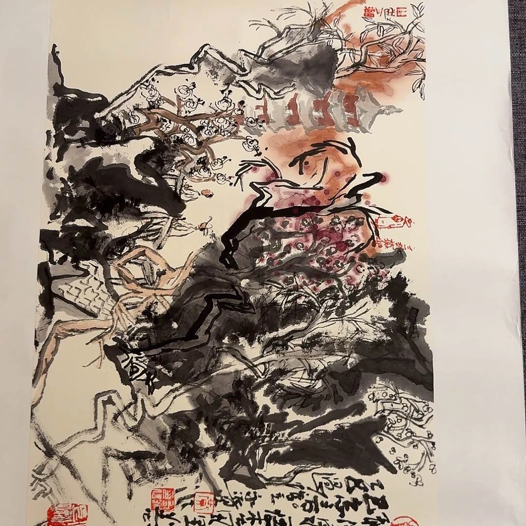 国画黄老师作品画作画作