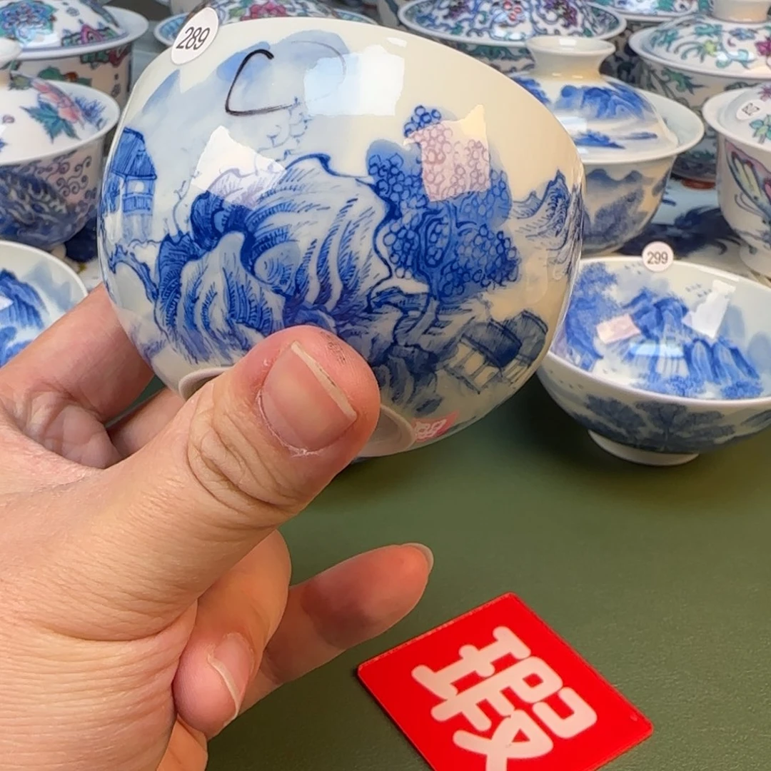 杯抖音闪购纯手工手绘289