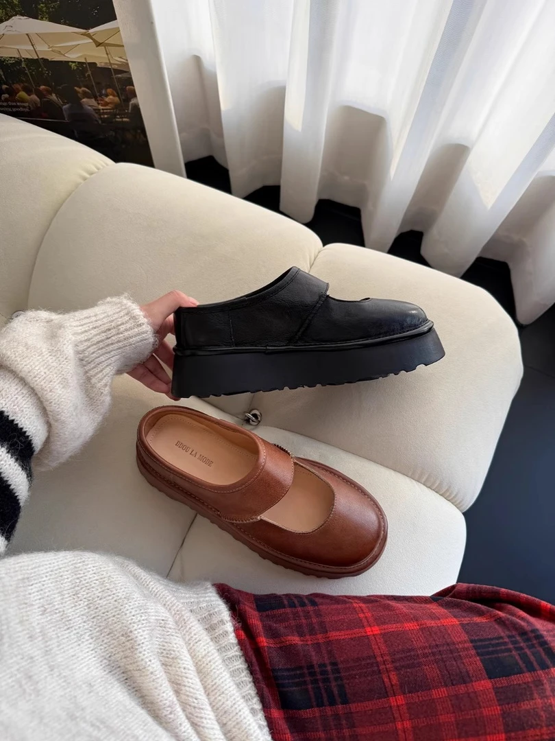 【4厘米】松糕厚底玛丽珍单鞋