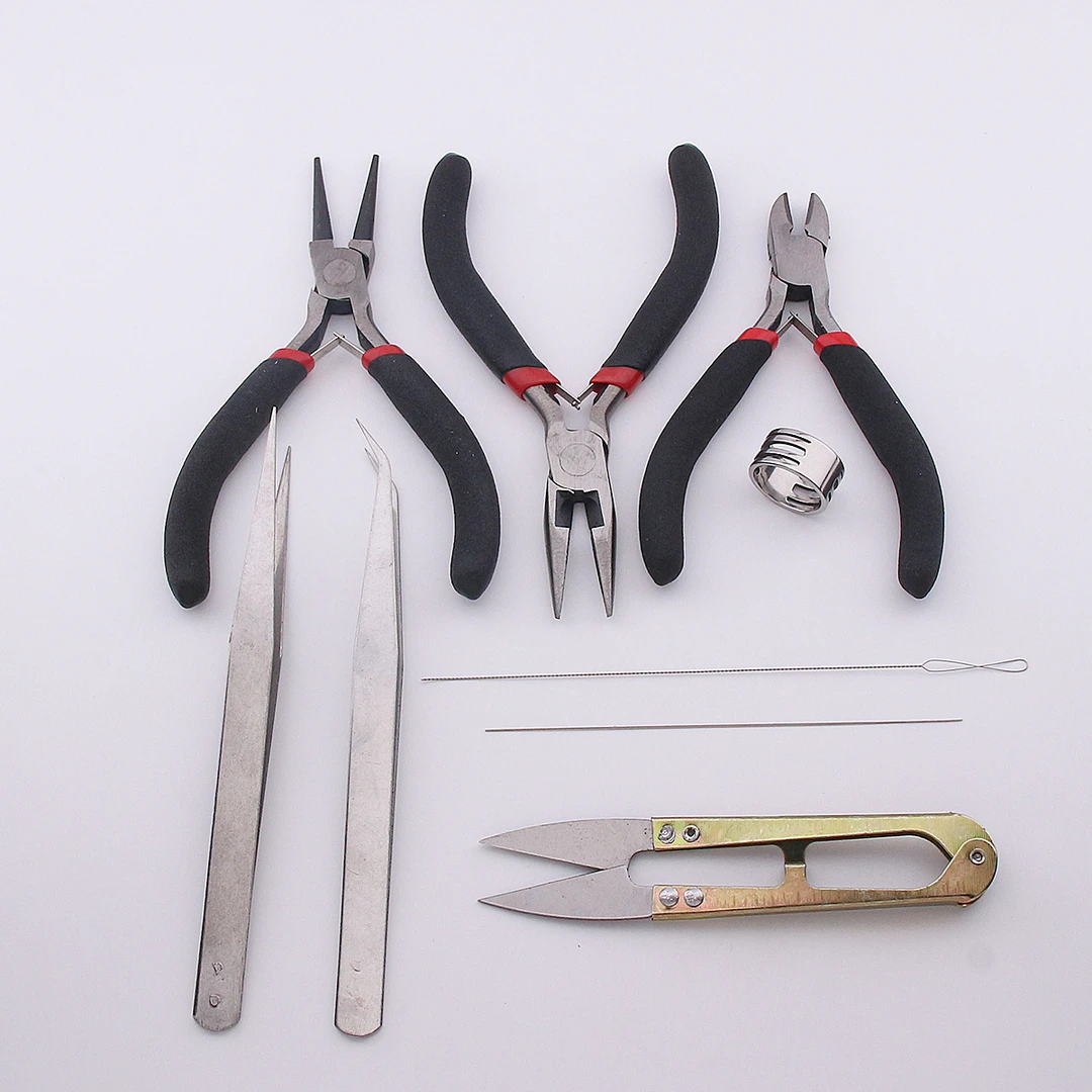 手工diy工具绕线材料配件尖嘴钳斜口钳珠宝钳手链项链串珠工具