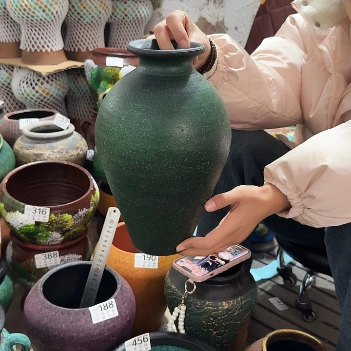 绿色美人瓶100高度30外口10