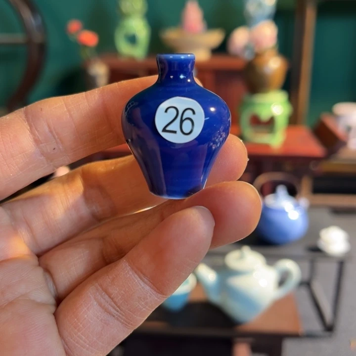 摆件微陶老王迷你花瓶