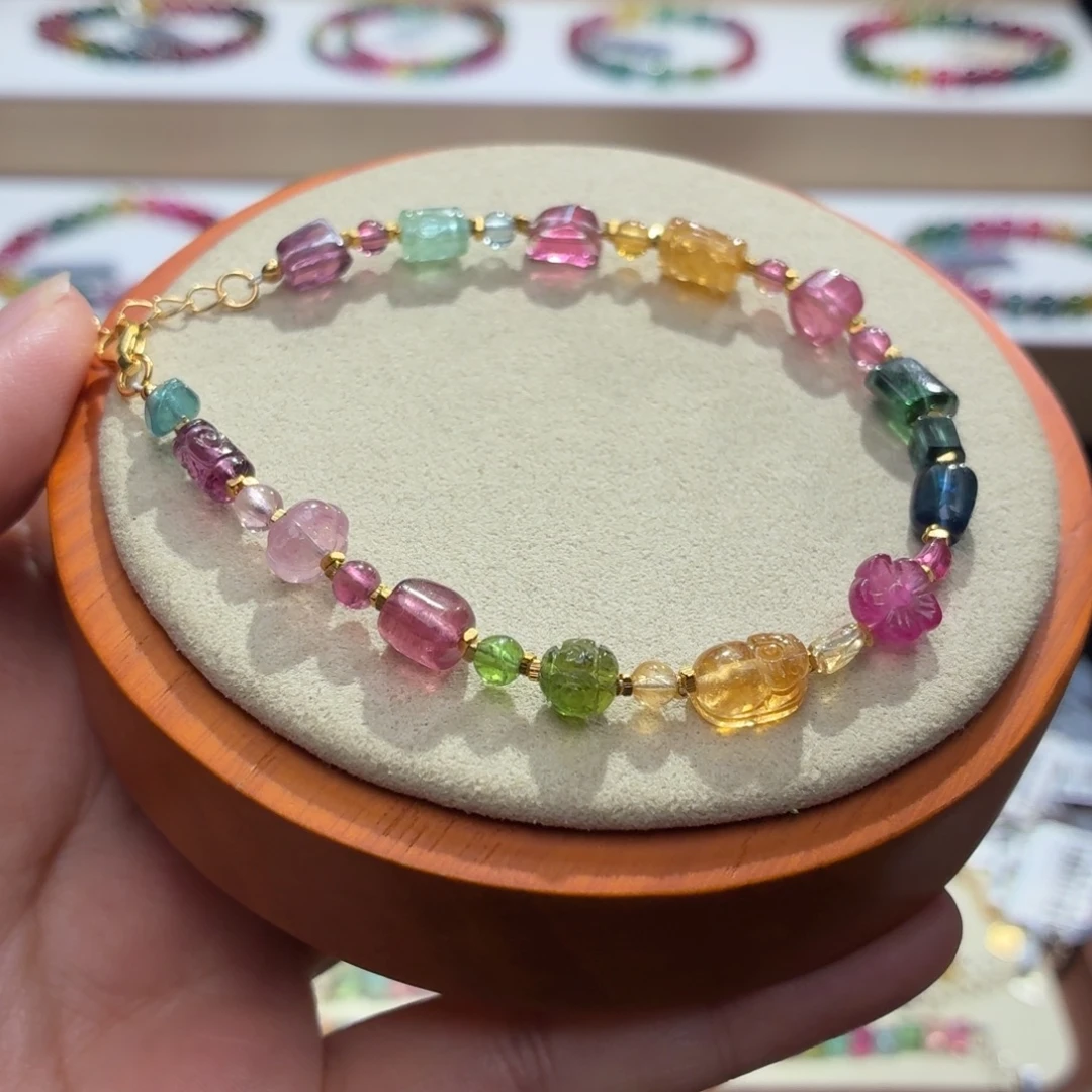 未镶嵌碧玺手串两天看货期