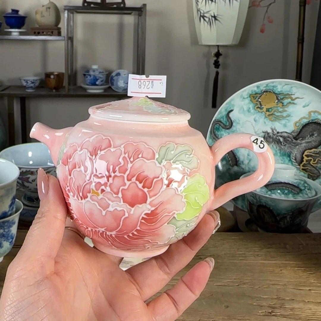 杯景德镇陶瓷柴烧多人