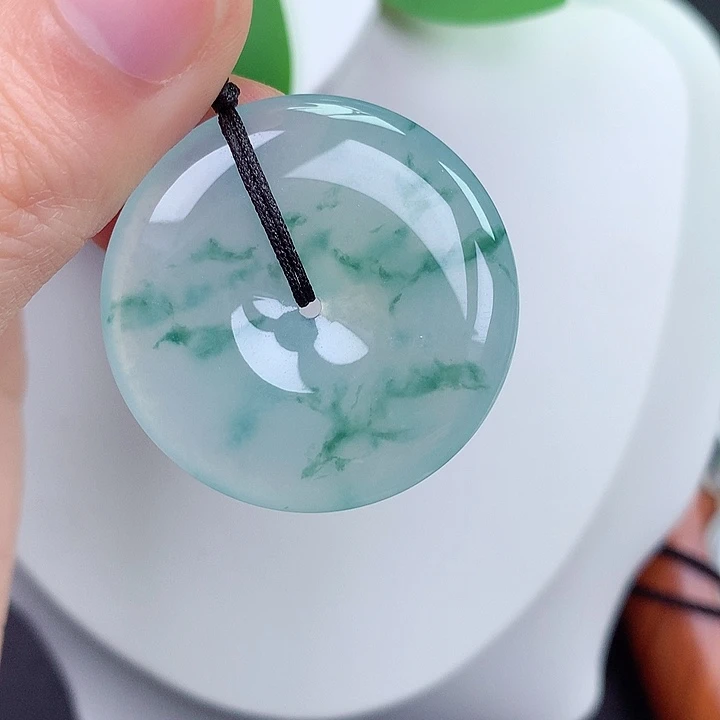 颈饰未镶嵌翡翠75号34.8-5.8mm