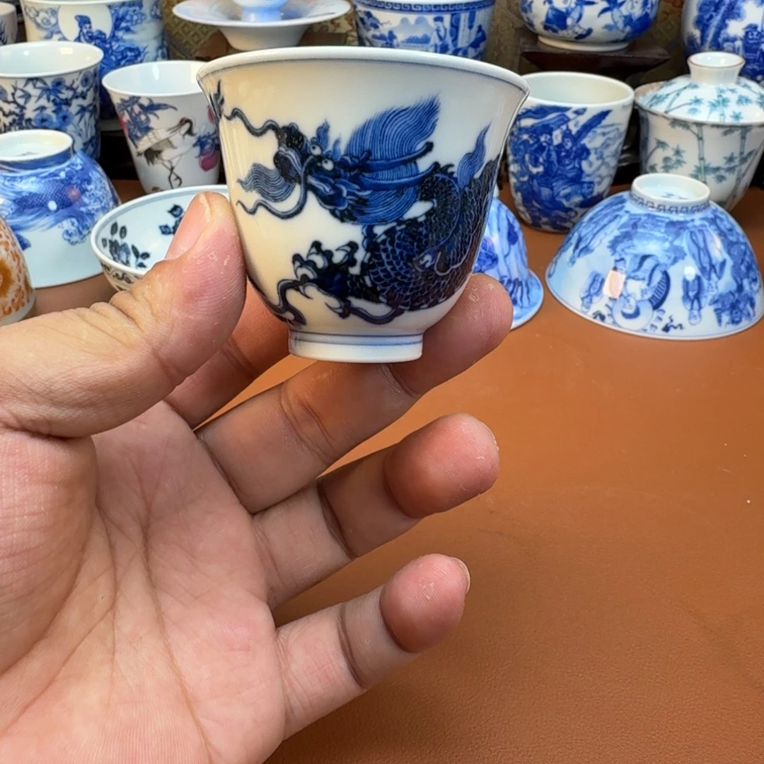 杯子陶景德镇全手工手绘陶瓷