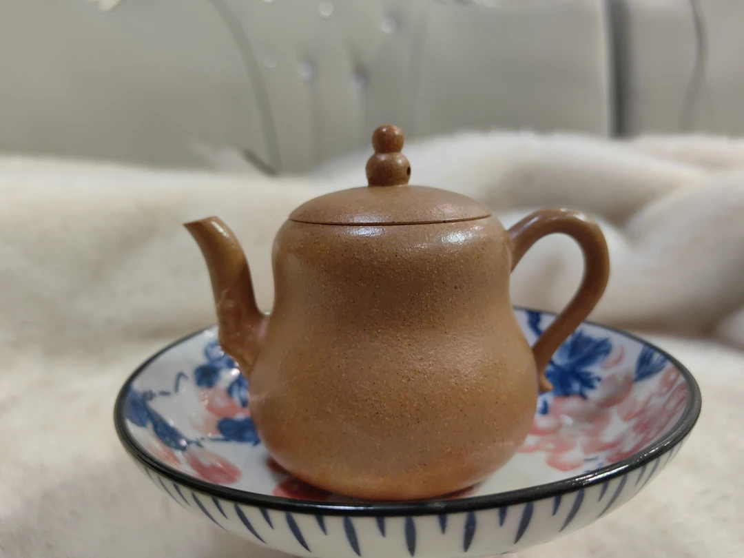 宜兴原矿紫砂壶110CC小葫芦（福禄）