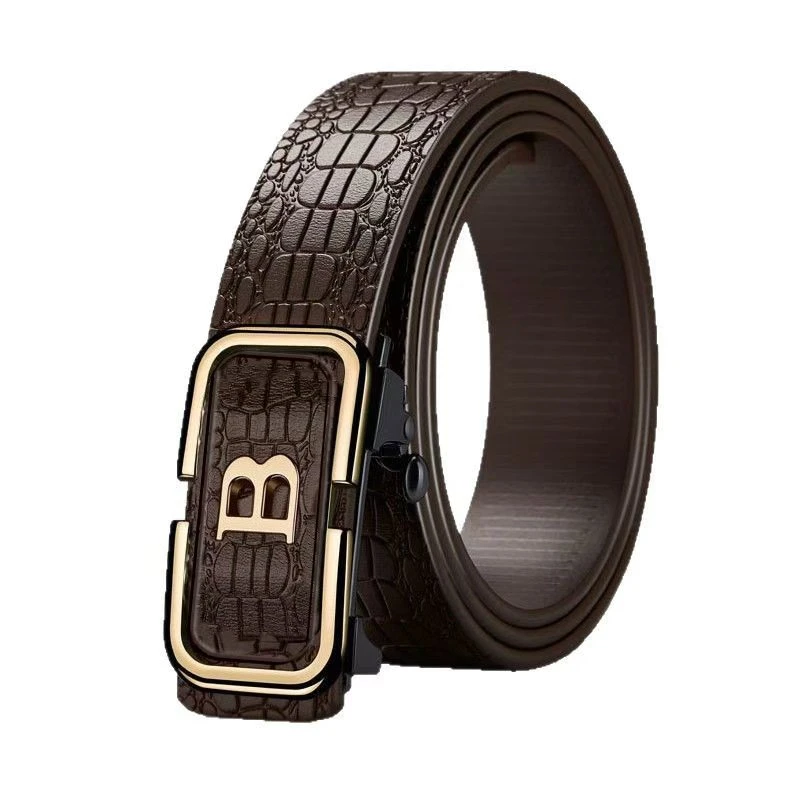 经典男士b字潮流休闲高端简约百搭裤腰带商务腰带