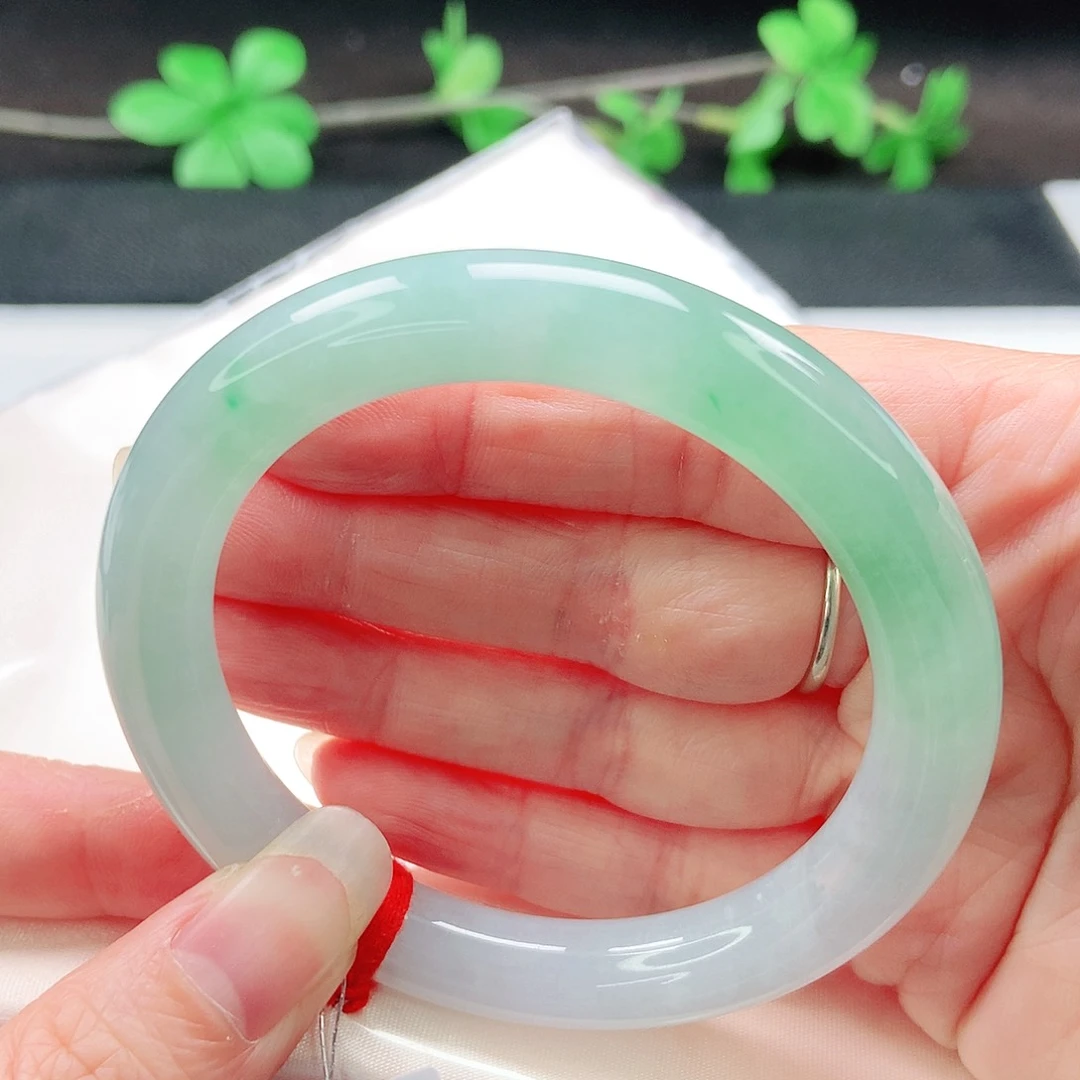 未镶嵌手镯翡翠55圈