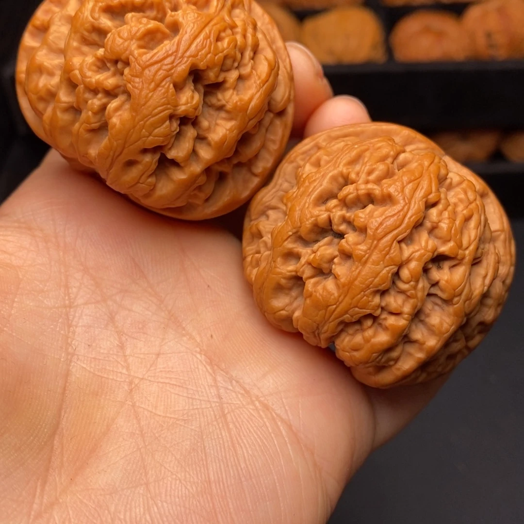 文玩核桃把件秦岭野生核桃