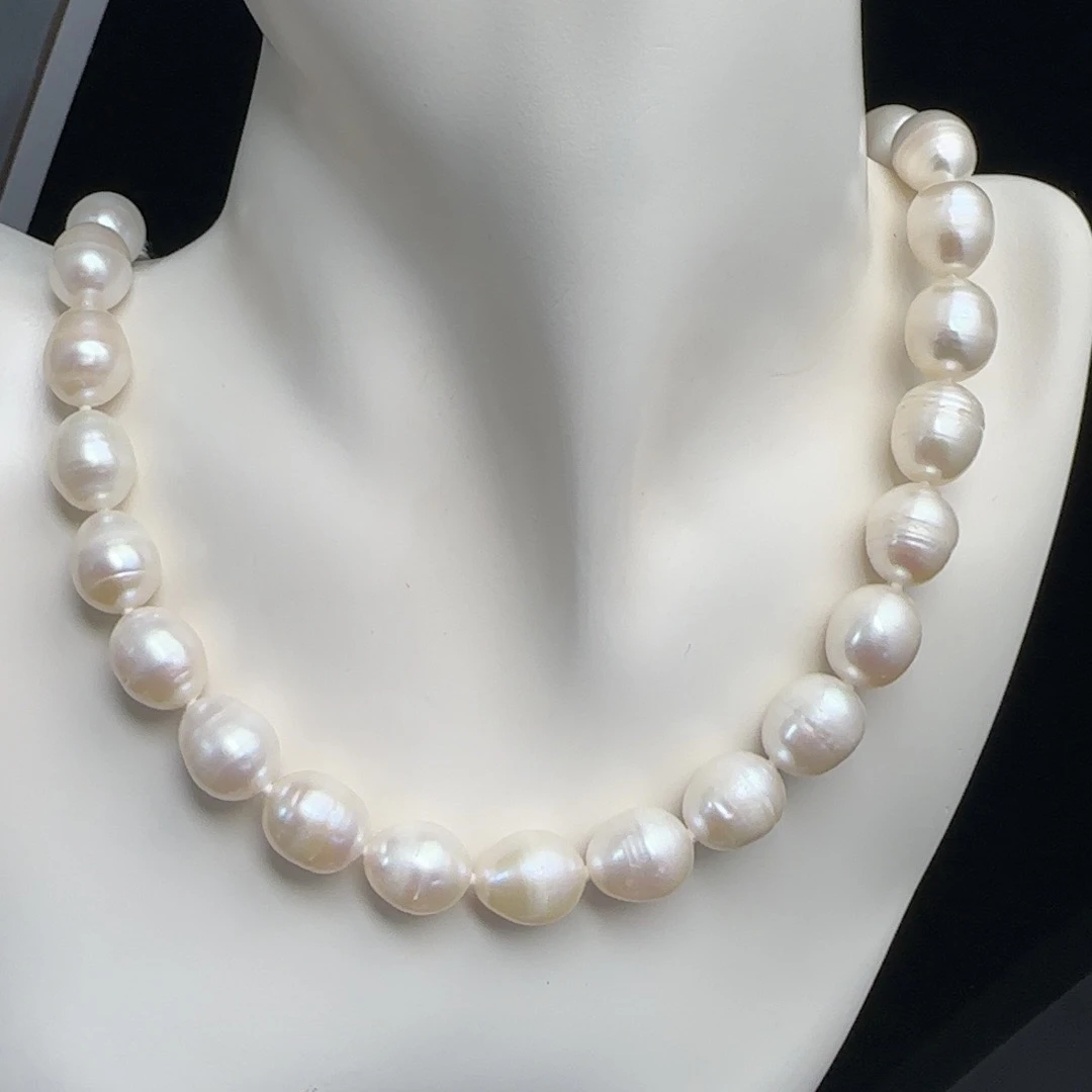 淡水珍珠项链大珍珠10mm送妈妈百搭气质Z99