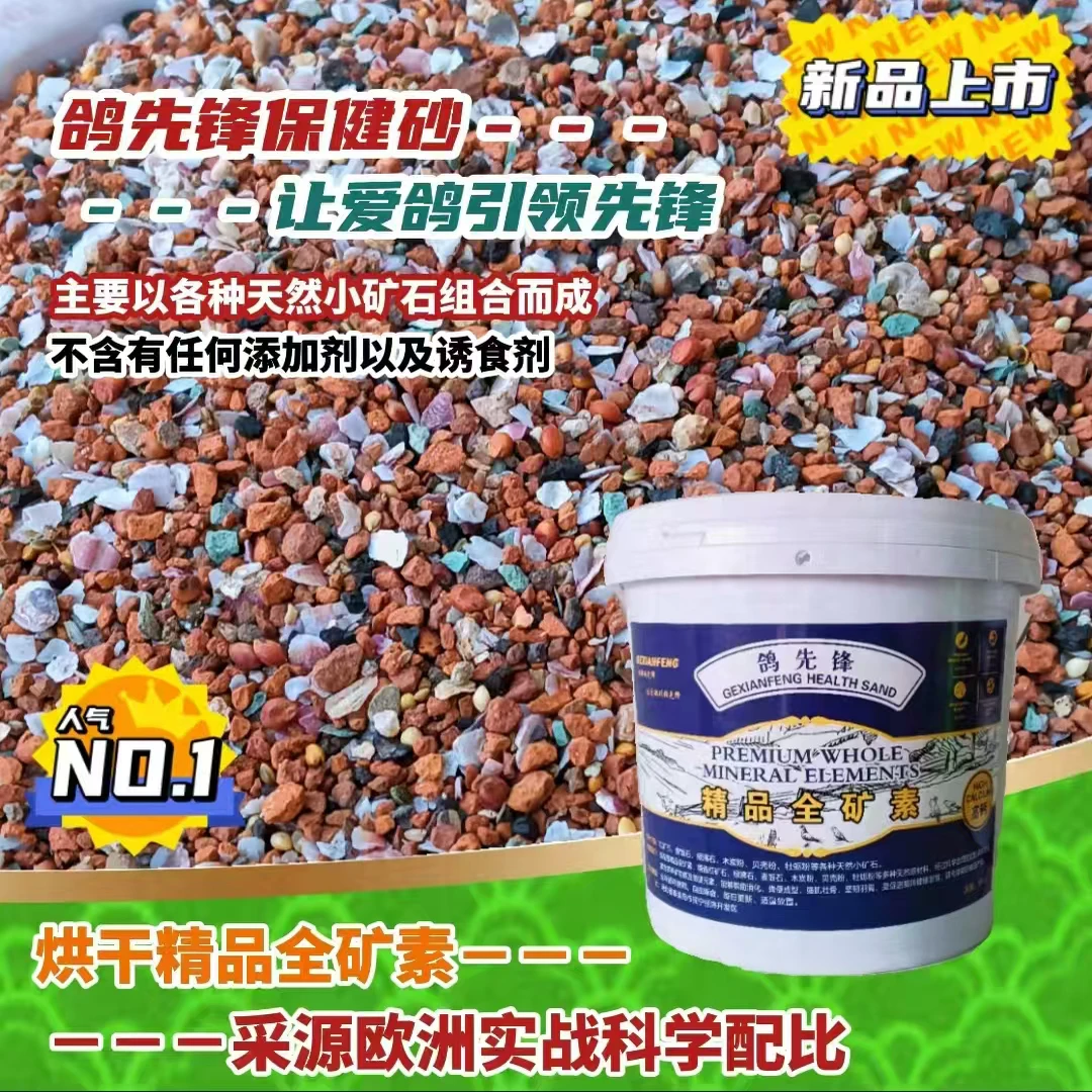 鸽先锋精品全矿素鸽子保健砂