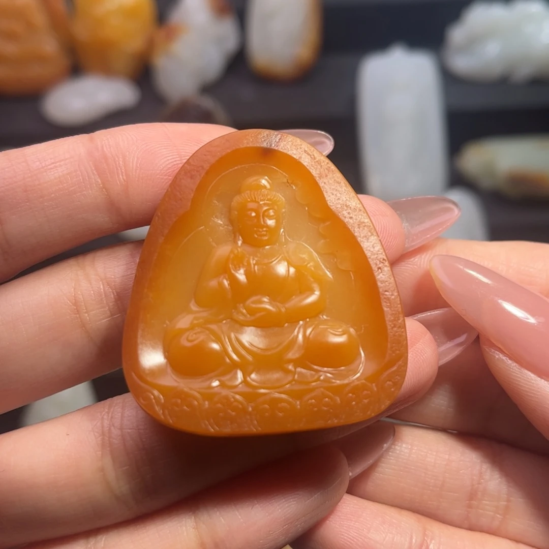 和田玉颈饰未镶嵌媛*