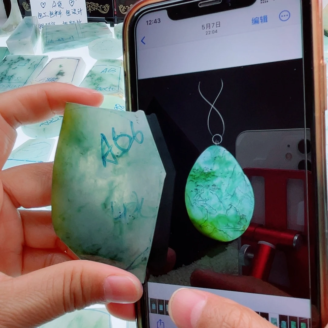 定制翡翠未镶嵌天然缅甸翡翠A货