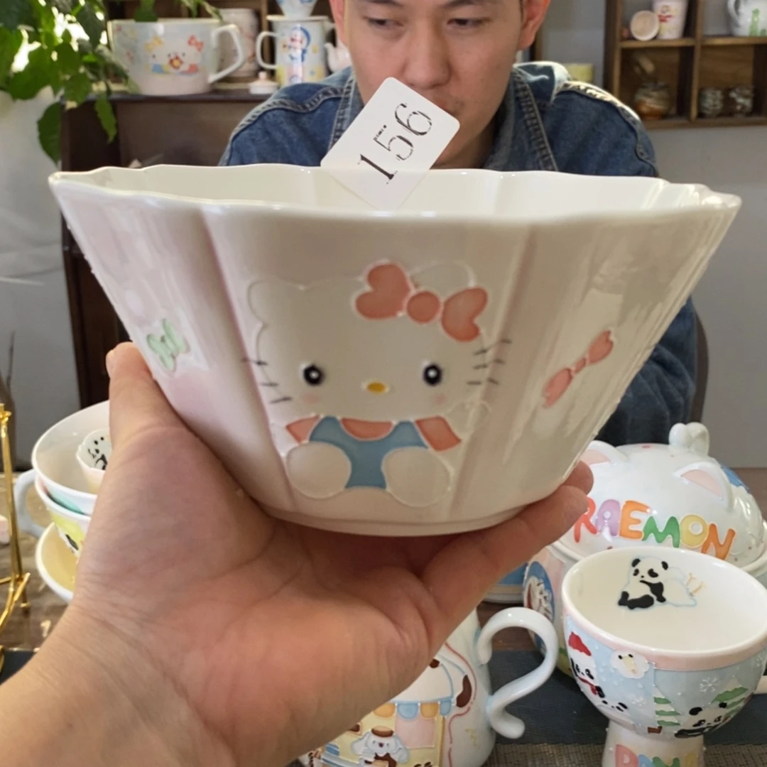 瓷片景德镇釉下彩手绘