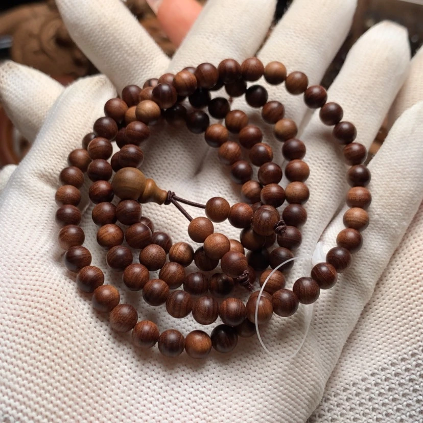 【闪购商品】檀香木手串/手链点***@檀香手串0.6/108微瑕