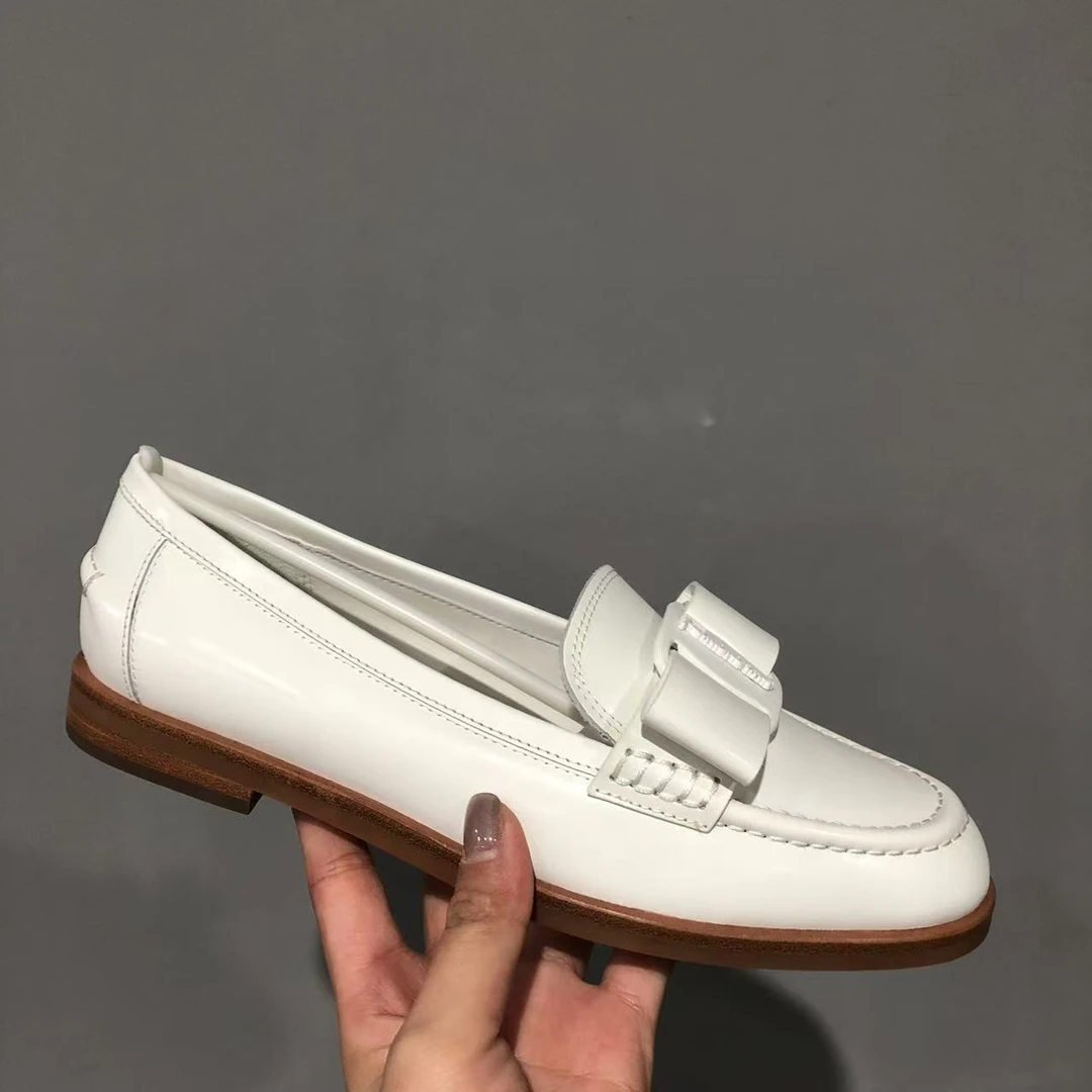 378 新款时尚百搭平底乐福女鞋