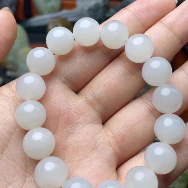 和田玉（白玉）未镶嵌手链