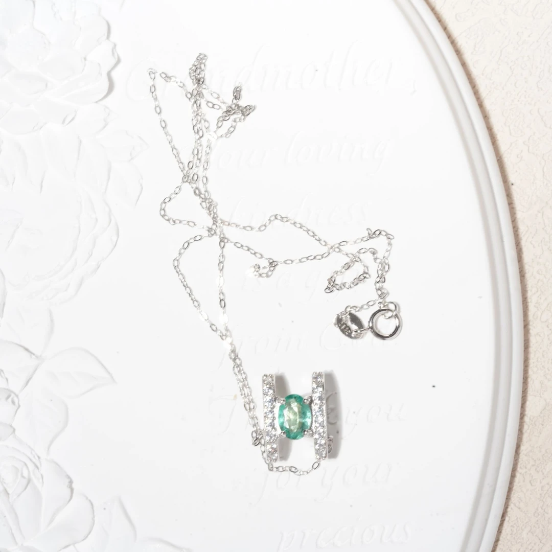 JSZMX0200祖母绿项链