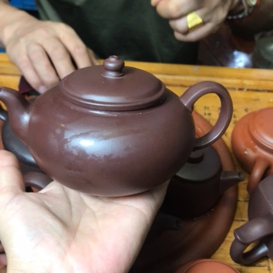 茶壶紫砂扁圆紫砂茶具