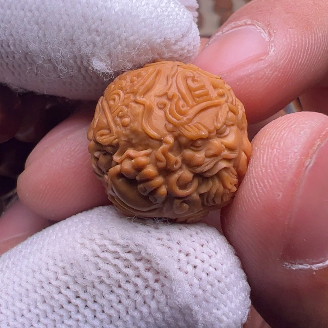 猴头核桃把件精修四大天王